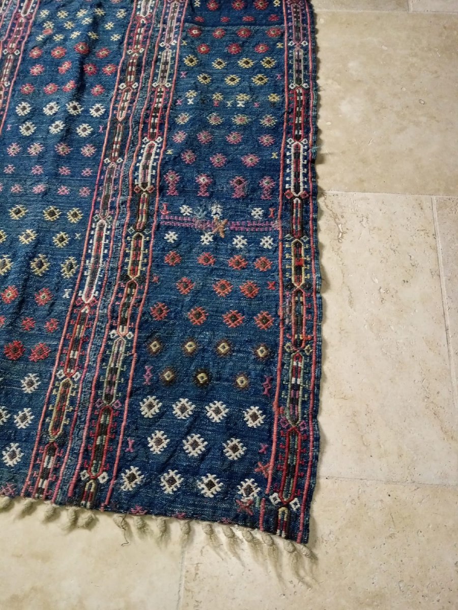Tapis Djedjim , Laine , Turquie , Début XX°. -photo-3
