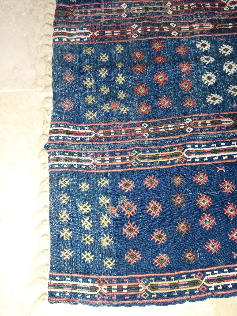 Tapis Djedjim , Laine , Turquie , Début XX°. -photo-4