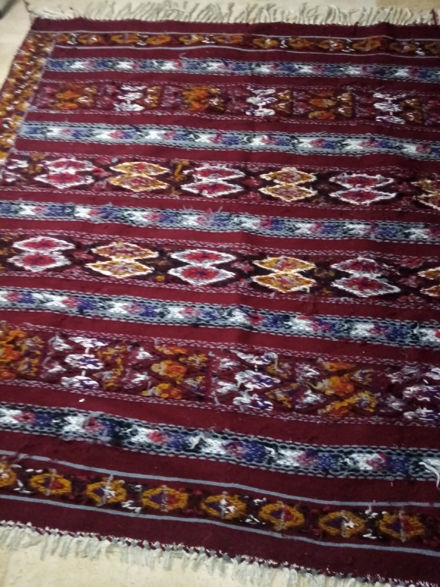 Tapis , Kilim , Laine , Tunisie , XX°. -photo-2