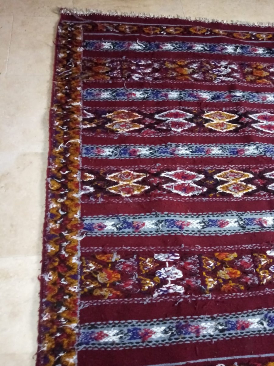 Tapis , Kilim , Laine , Tunisie , XX°. -photo-4