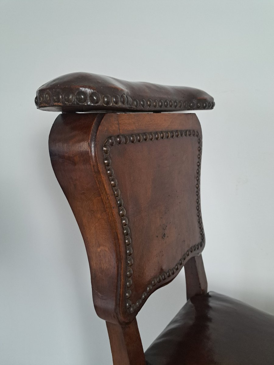 Bidet, Walnut And Walnut Veneer, Louis XV Period, 18th Century. -photo-1