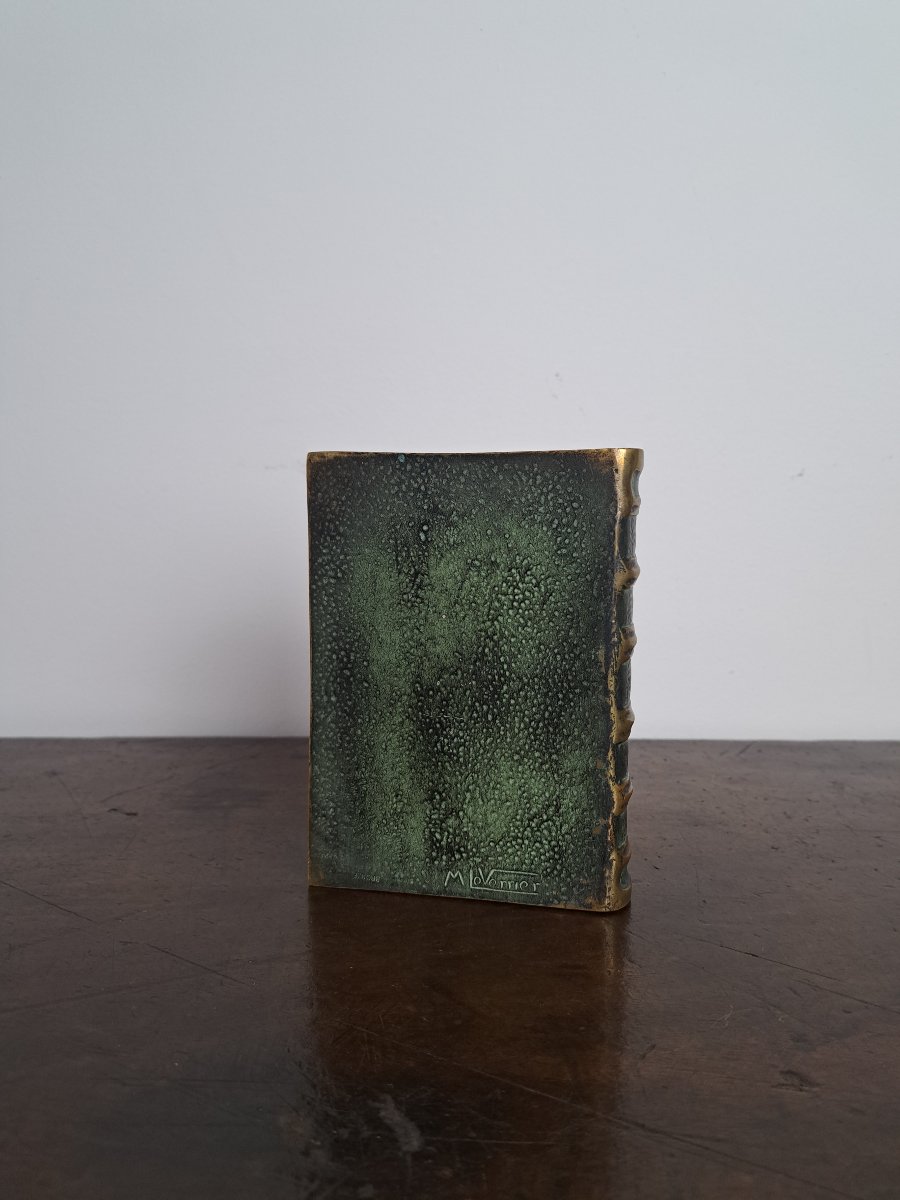 Max Le Verrier, *boite à La Galère*, Patinated Bronze, 20th Century. -photo-3