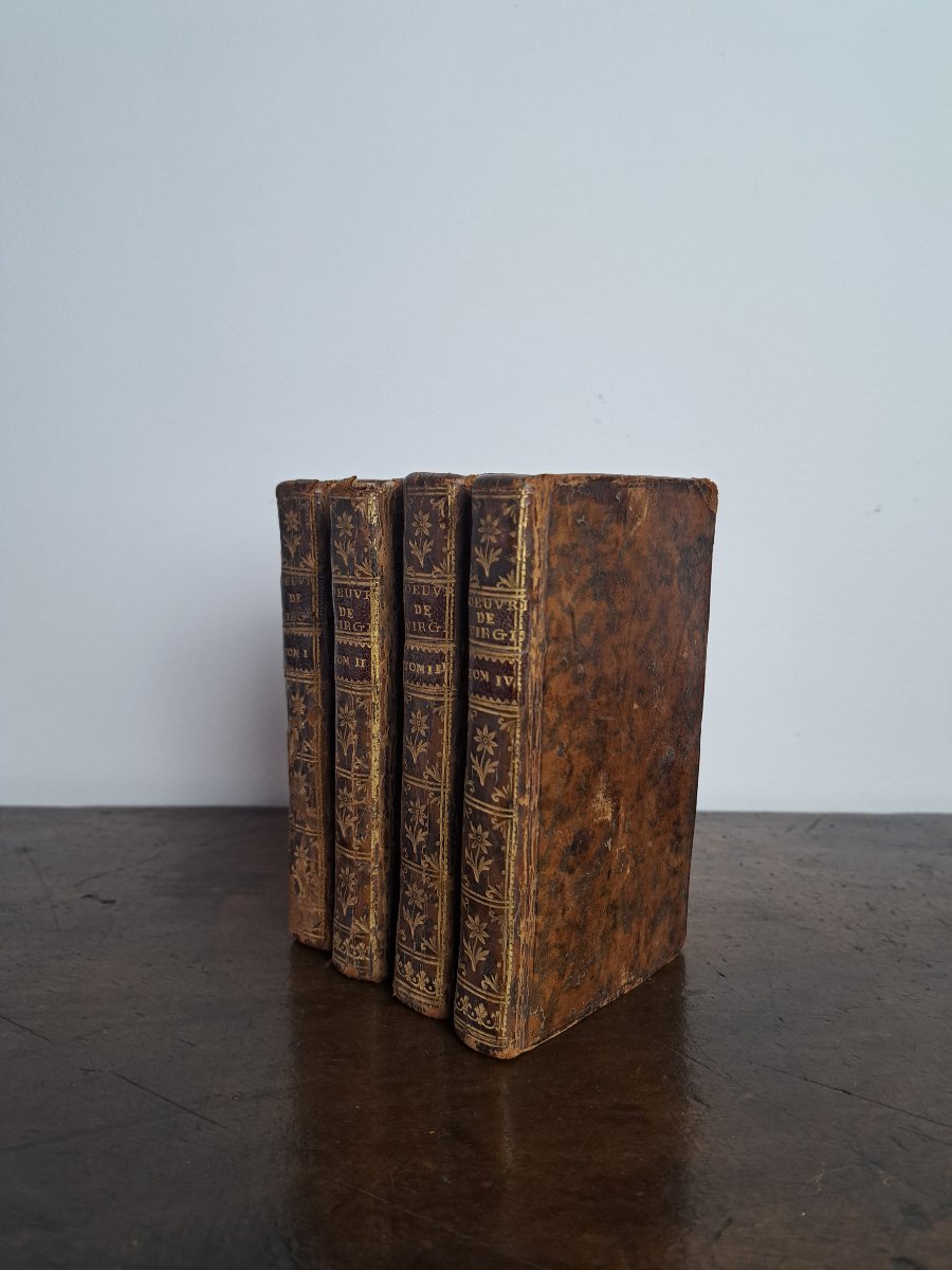 The Works Of Virgil, 4 Volumes, 18th Edition. -photo-2