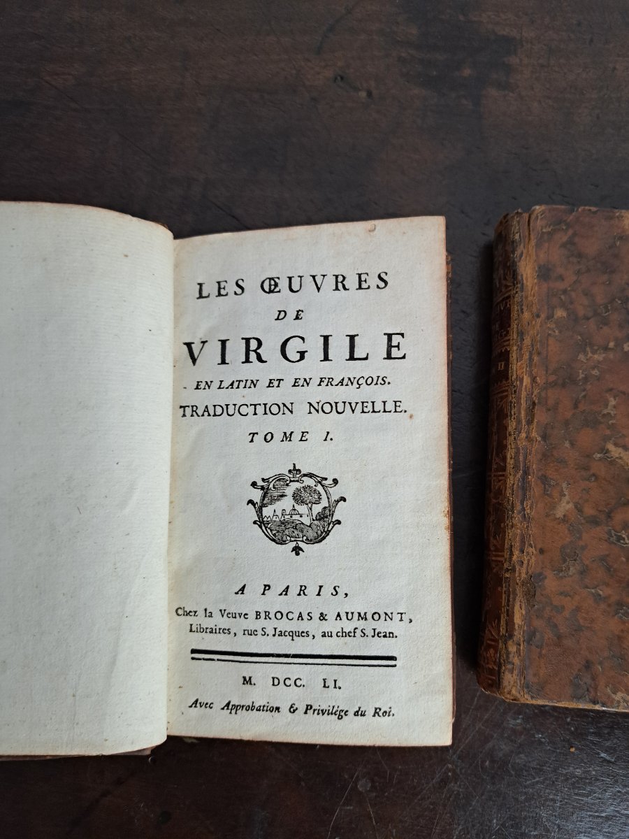The Works Of Virgil, 4 Volumes, 18th Edition. -photo-4