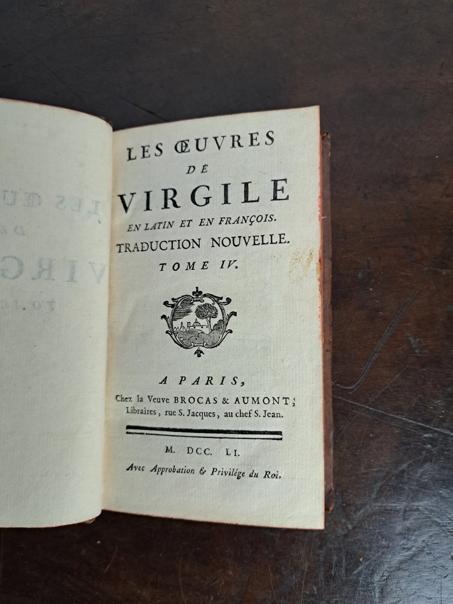 The Works Of Virgil, 4 Volumes, 18th Edition. -photo-7