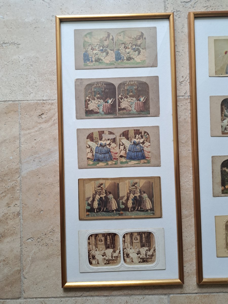 A Series Of 9 Stereoscopic Photographs, Late 19th/early 20th Century. -photo-3