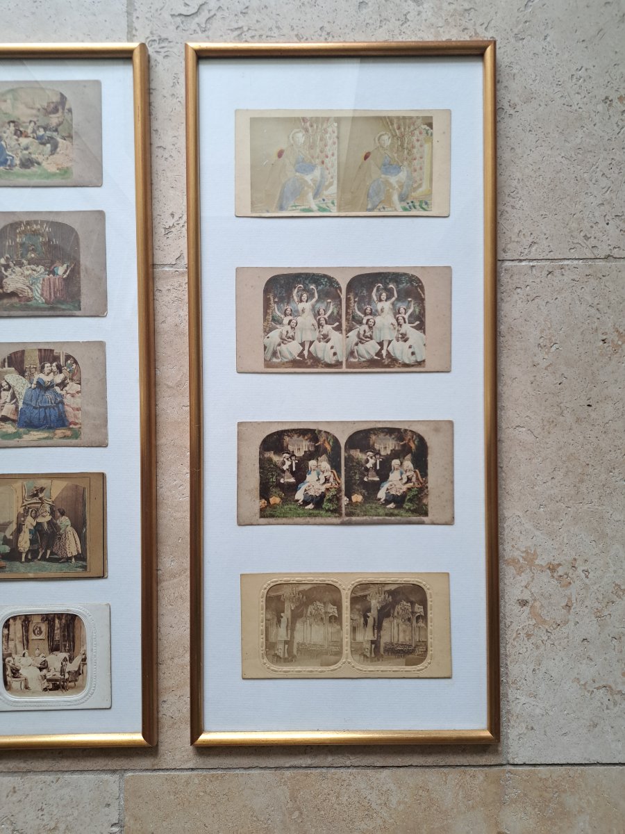A Series Of 9 Stereoscopic Photographs, Late 19th/early 20th Century. -photo-4