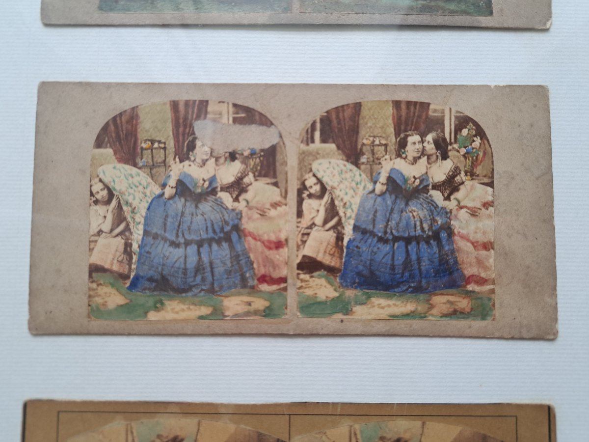 A Series Of 9 Stereoscopic Photographs, Late 19th/early 20th Century. -photo-3