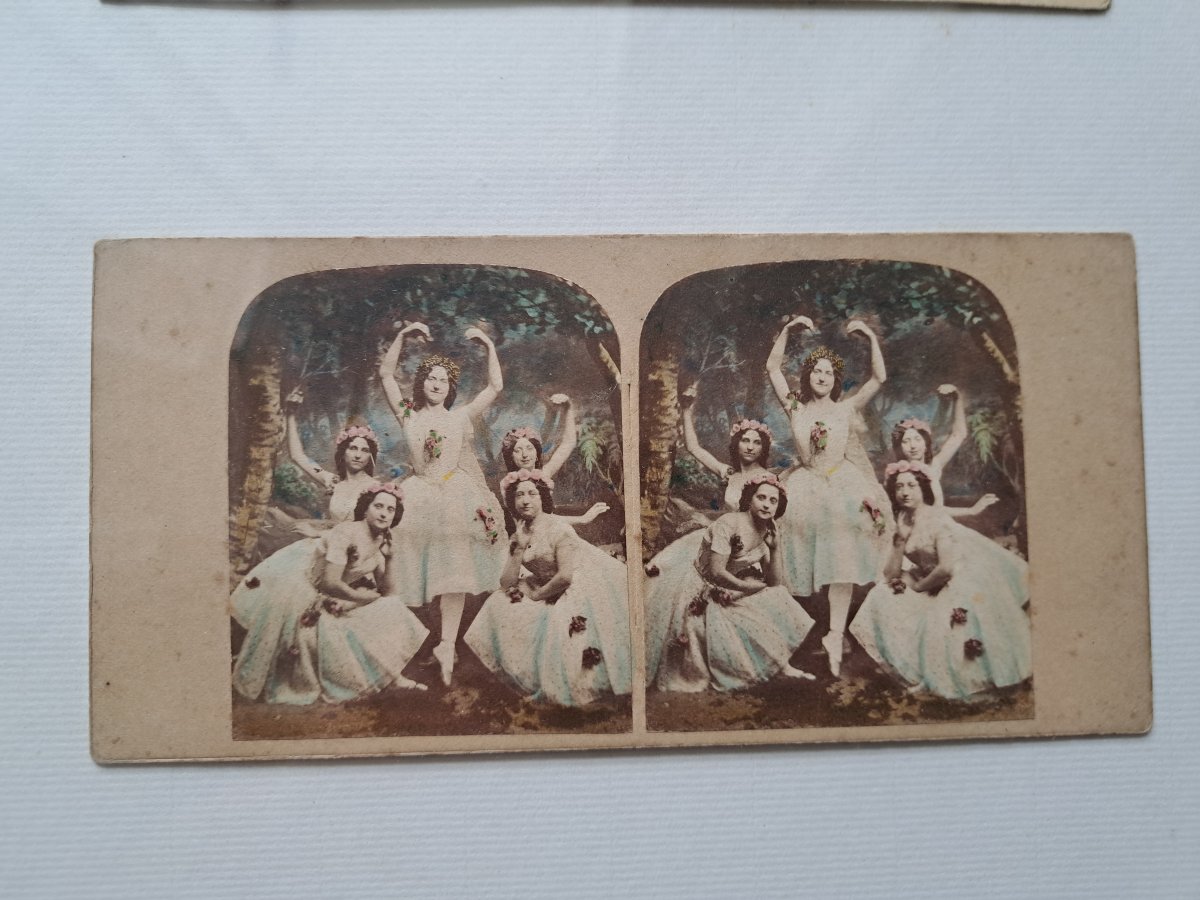 A Series Of 9 Stereoscopic Photographs, Late 19th/early 20th Century. -photo-5