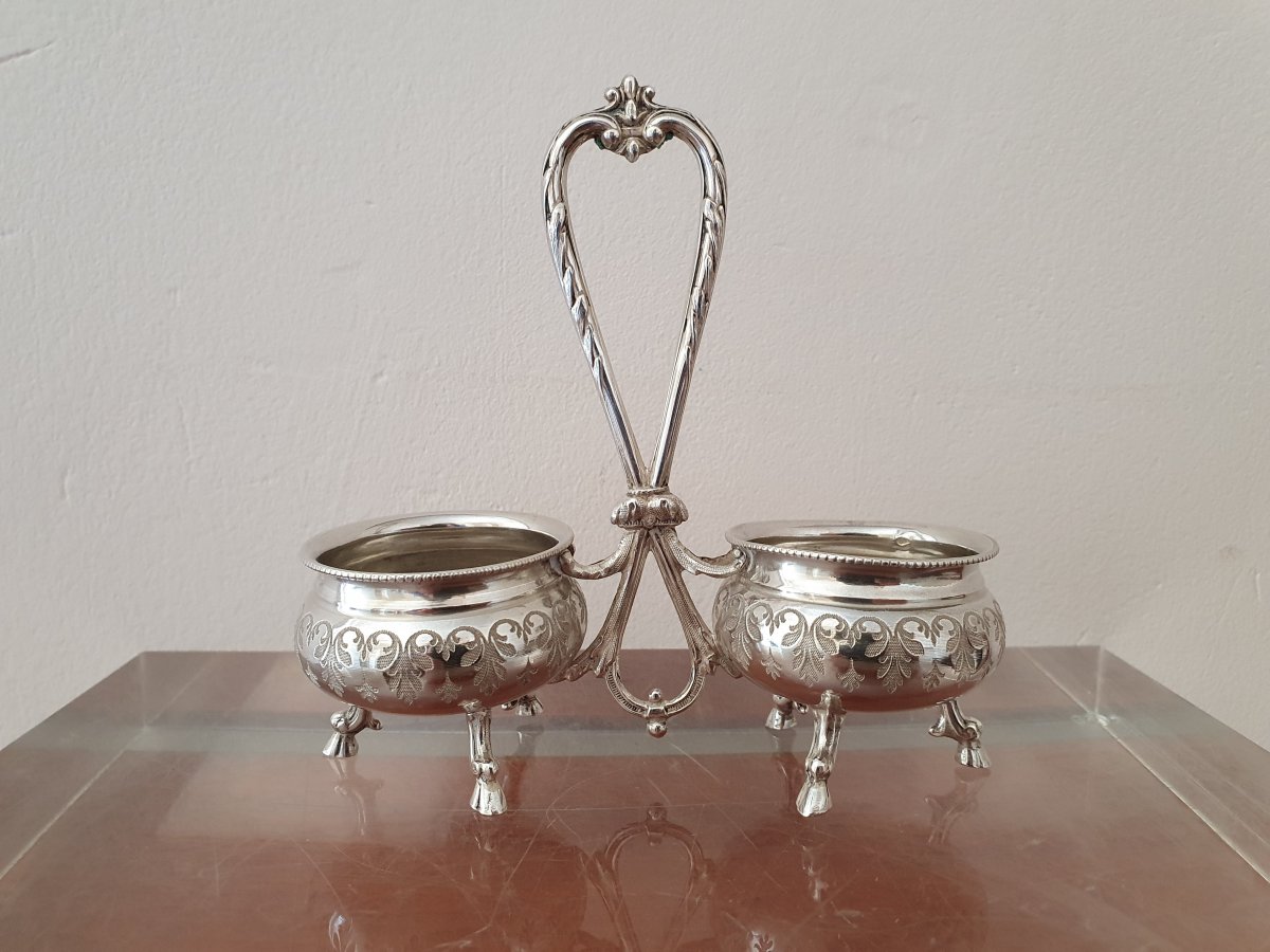 Roussel,Salière,Argent massif , Louis XVI,XIX°.