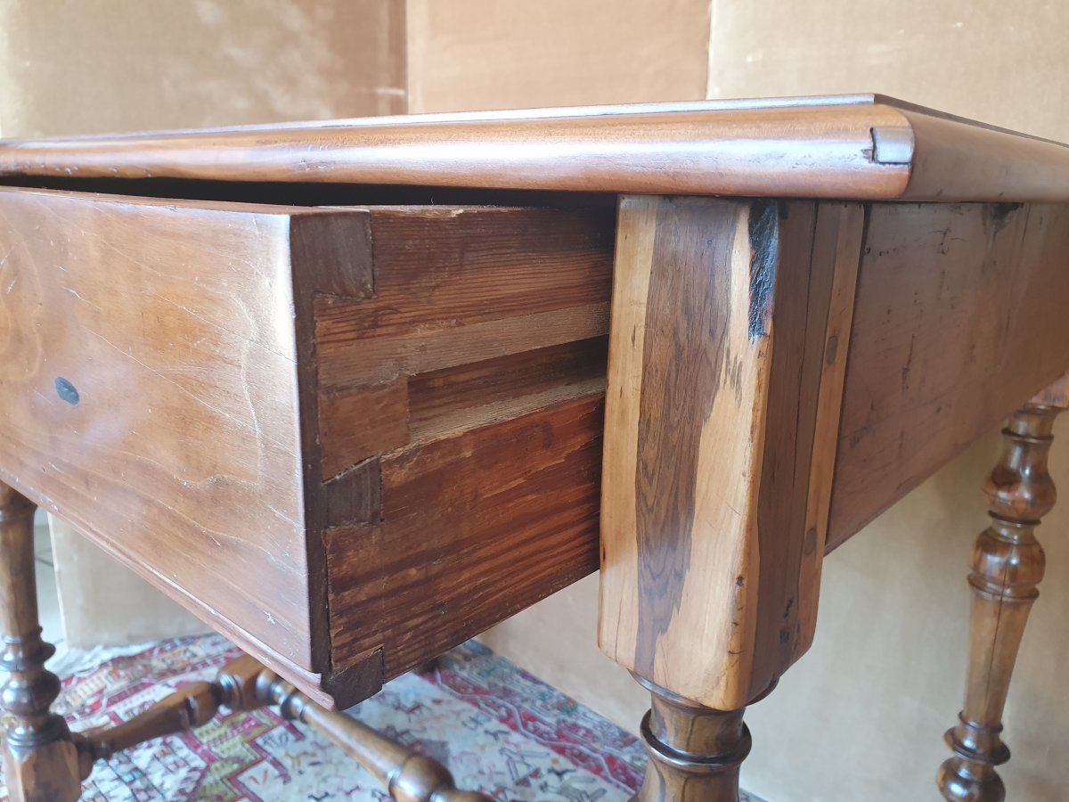 Gaiac Wood Table, 17th Century.-photo-4
