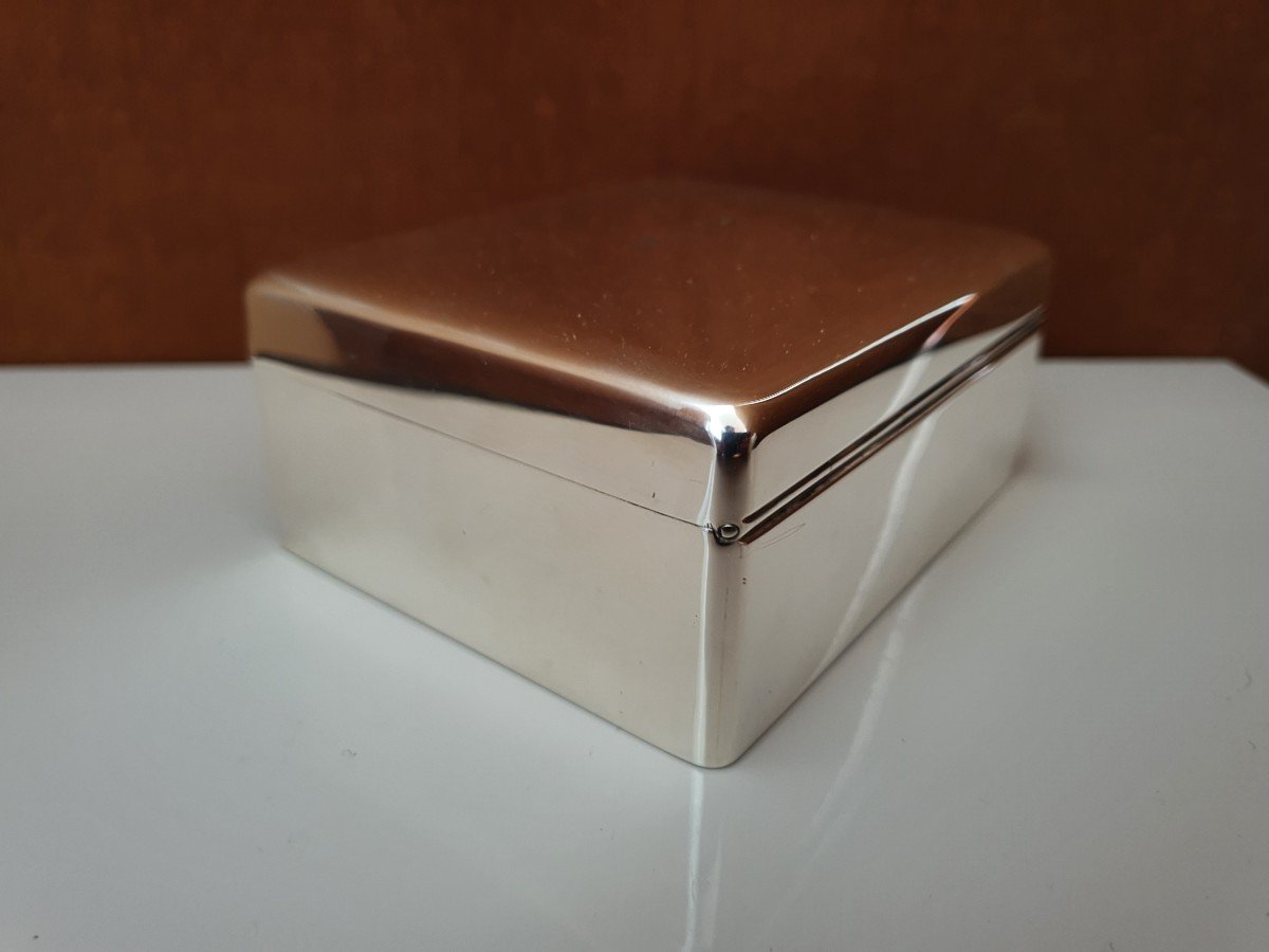 Mappin And Webb, Box, Solid Silver , London, Middle XX °.-photo-1