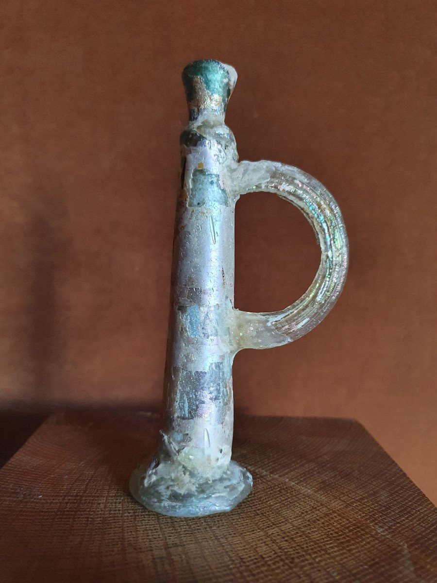 Bottle, Glass, Roman Period.-photo-2
