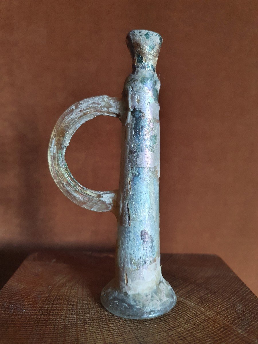 Bottle, Glass, Roman Period.-photo-1
