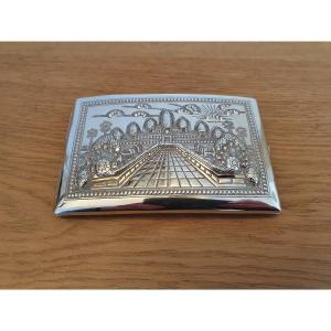 Indochina, Cigarette Case, Sterling Silver, Early 20th Century.