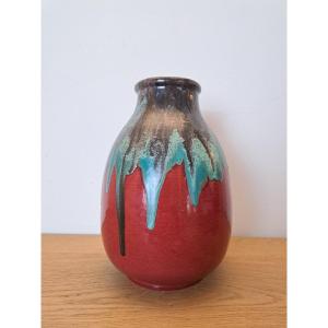 Cab, Félix Gête, Vase, Ceramic, 20th Century. 