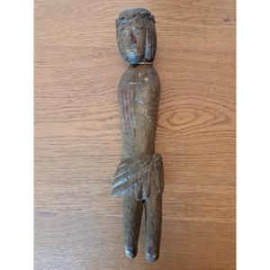 Christ, Polychrome Wood, Gothic. 