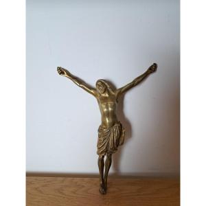 Christ d'applique en Bronze doré , XVIII°. 