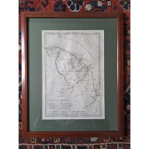 French Guyana , Map , M.bonne , XVIII°.