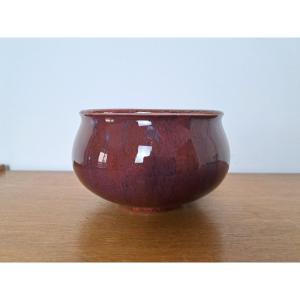 Frédéric Kiefer , Manufacture de Sèvres , Coupe , Sang de Bœuf, XX°.