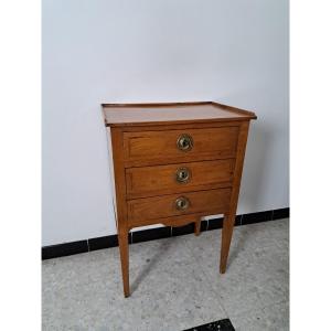 Chest Of Drawers, Cherry Wood, Late 18th/early 19th Century.