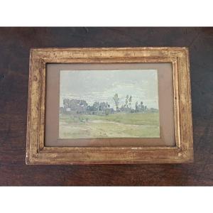 M.Bourdon, Bocage normand , Aquarelle , XIX°.