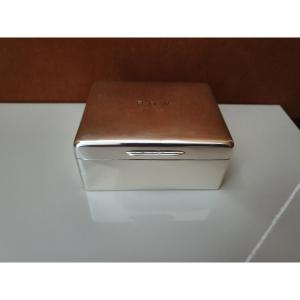 Mappin And Webb, Box, Solid Silver , London, Middle XX °.