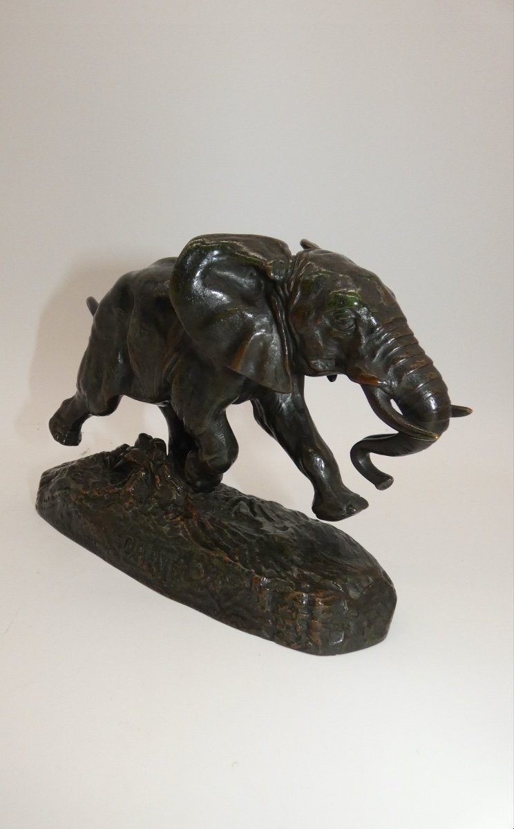 Bronze Elephant Barye F. Barbedienne-photo-1