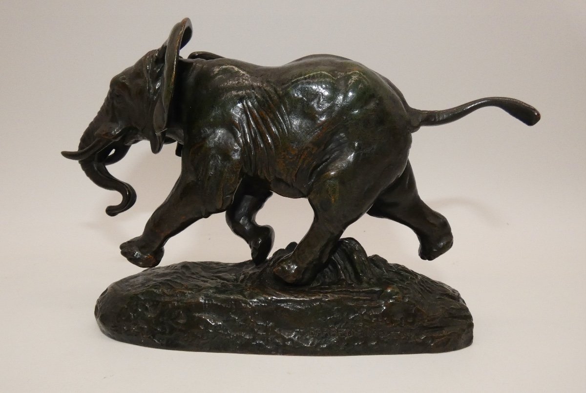 Bronze Elephant Barye F. Barbedienne