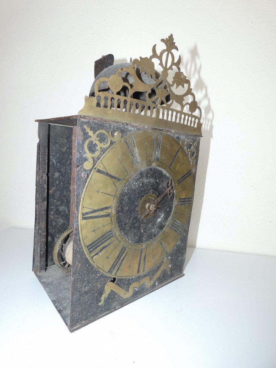 Pendule Horloge Comtoise A 1 Aiguille-photo-2