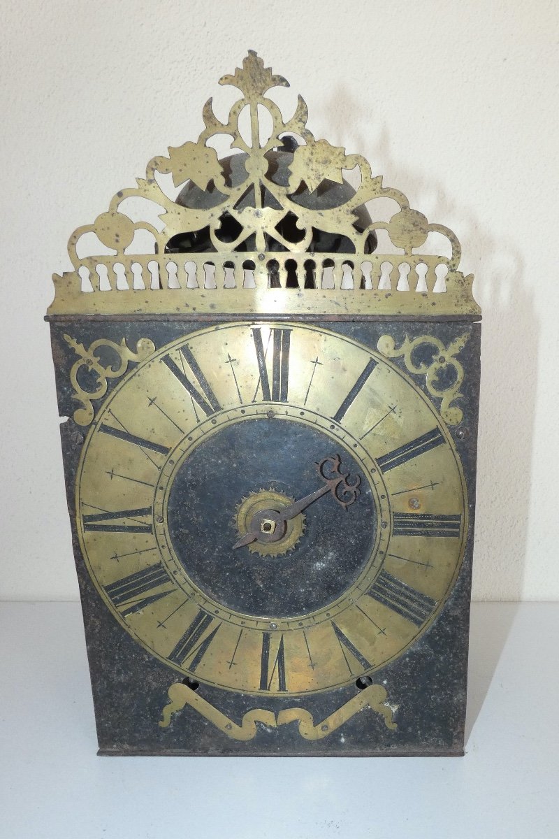 Pendule Horloge Comtoise A 1 Aiguille