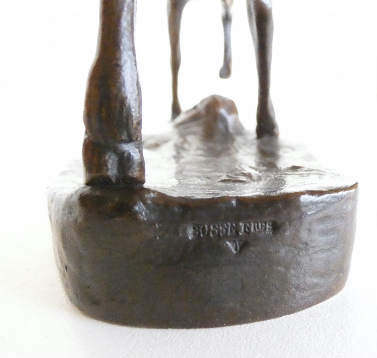 Bronze Sculpture Representing A Deer Signed Barye Founder Susse Freres-photo-1