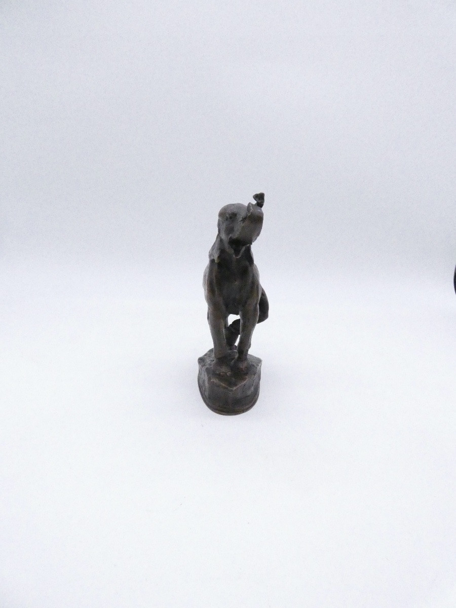 Bronze Sculpture Representing An Elephant Signed E. Fremiet-photo-3