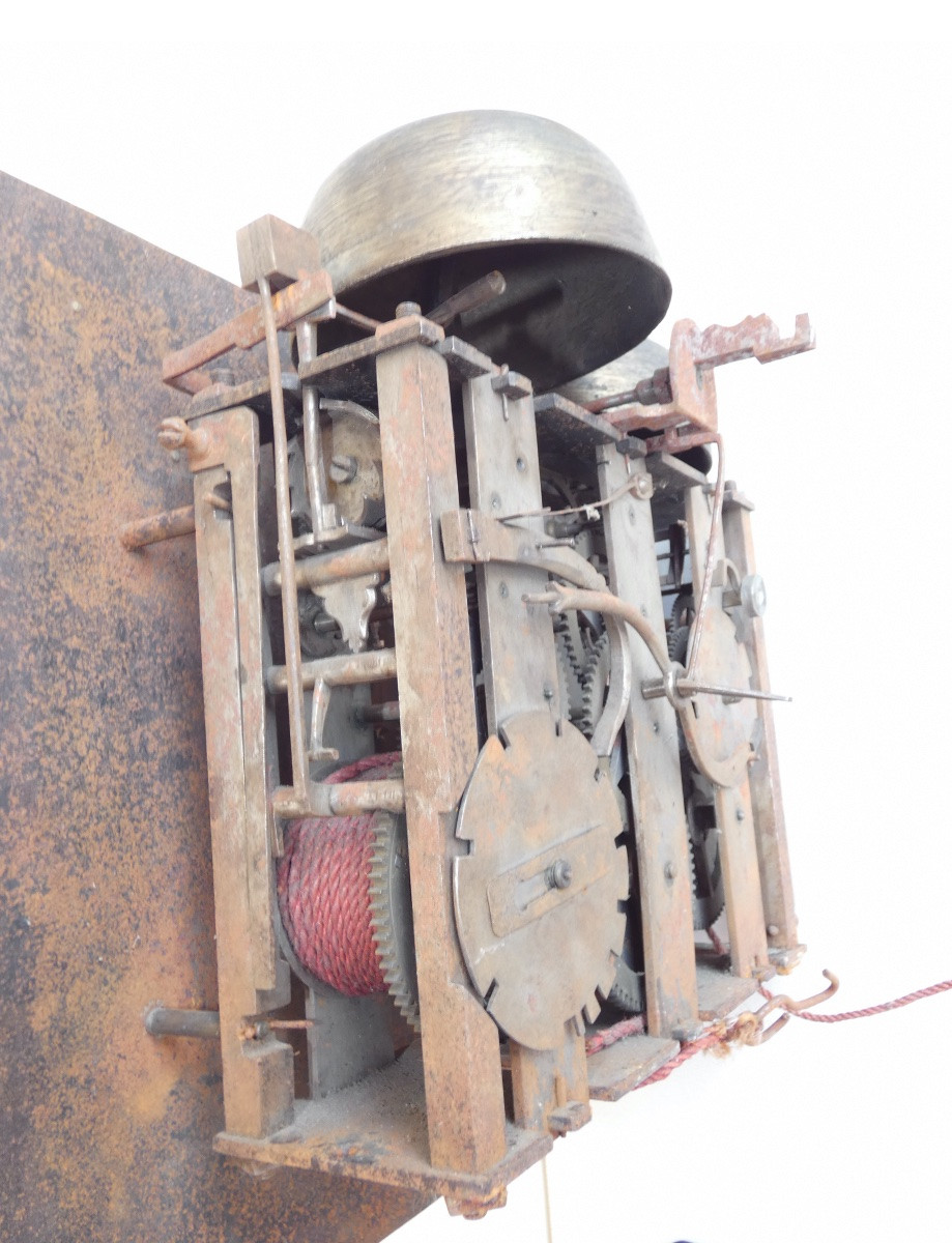 HORLOGE COMTOISE PENDULE SPECIALE 18EME SIECLE -photo-1
