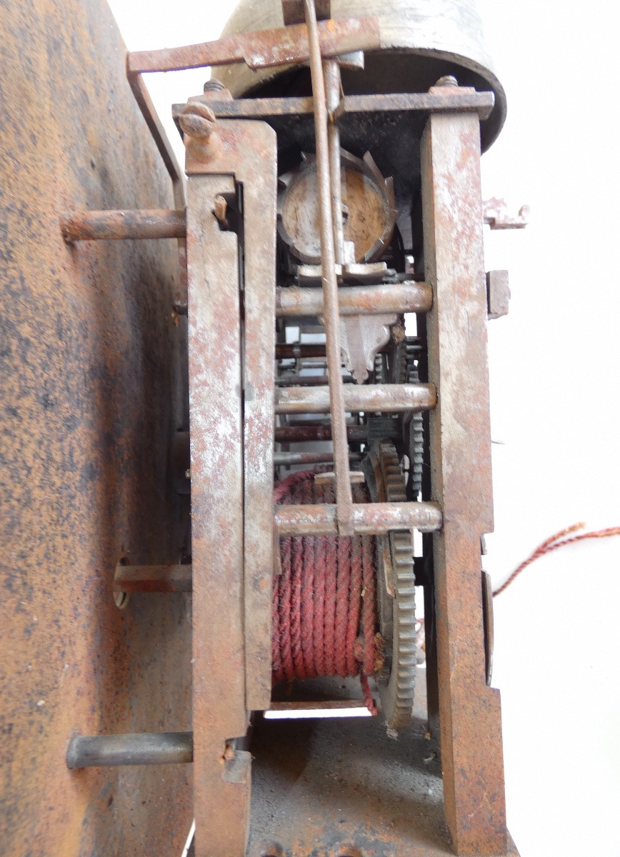 HORLOGE COMTOISE PENDULE SPECIALE 18EME SIECLE -photo-3