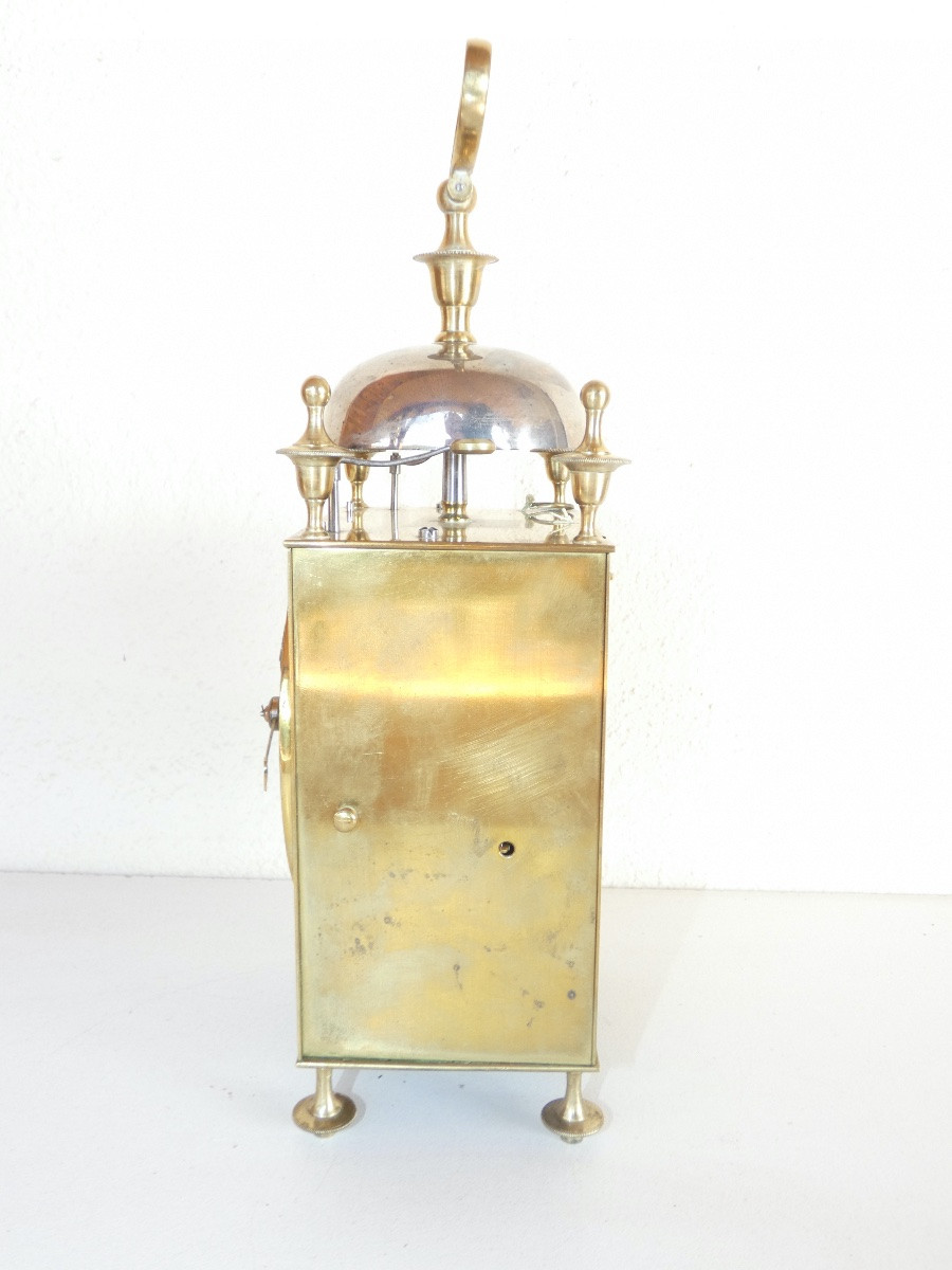 HORLOGE PENDULE CAPUCINE 19EME SIECLE EPOQUE EMPIRE-photo-2