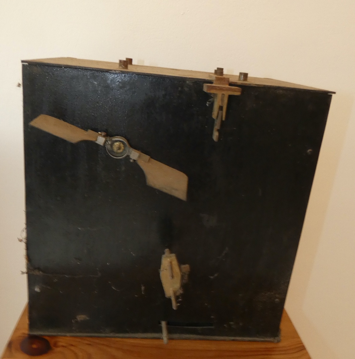 HORLOGE COMTOISE MOUVEMENT D'EDIFICE ECHAPPEMENT A CHEVILLES-photo-4