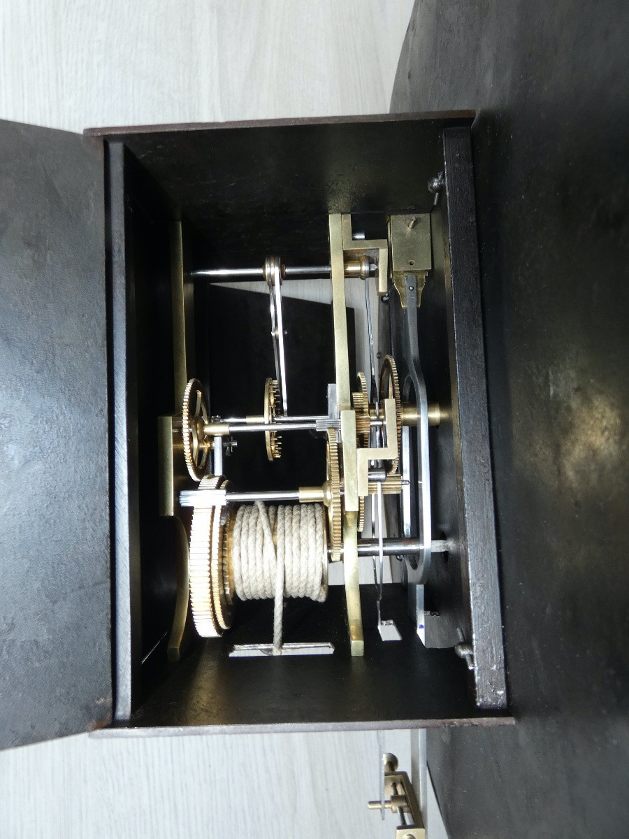HORLOGE COMTOISE REGULATEUR ECHAPPEMENT A CHEVILLES -photo-7