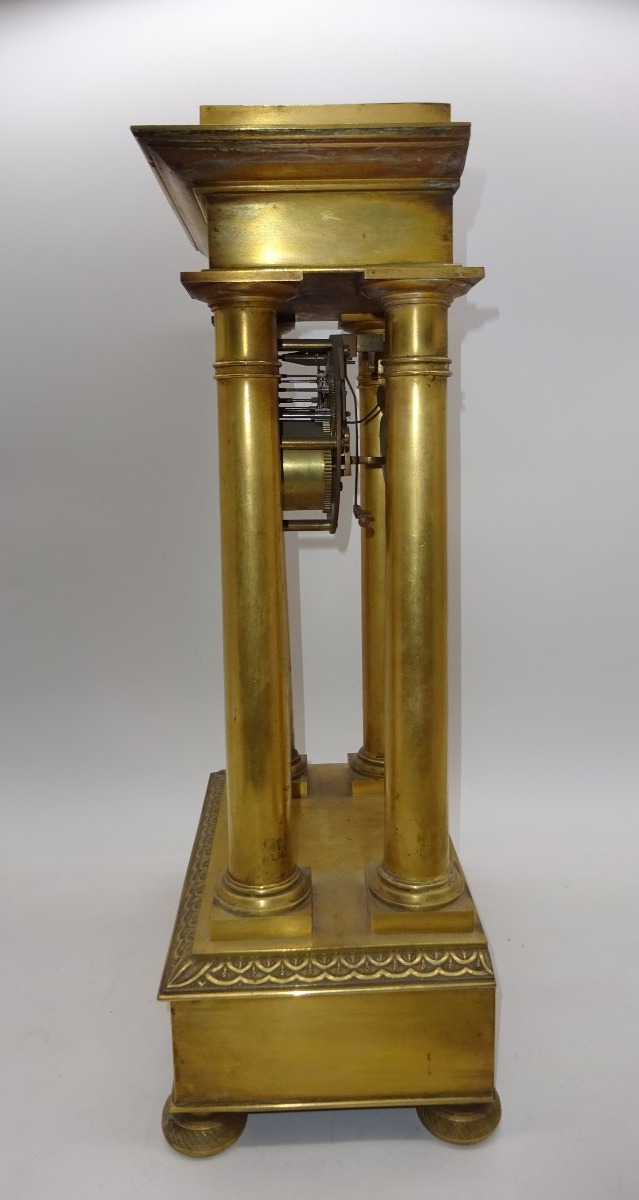 Gilded Bronze Empire Clock-photo-2
