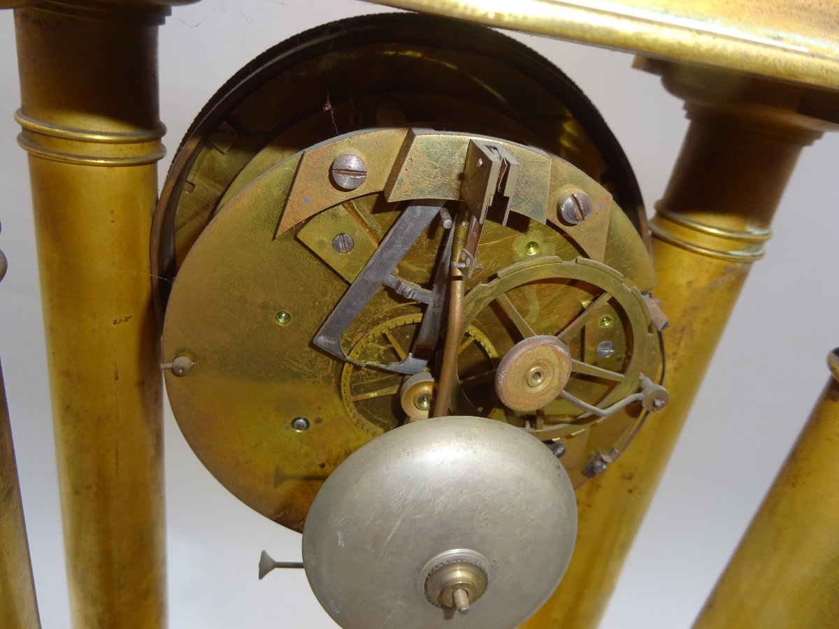 Gilded Bronze Empire Clock-photo-5