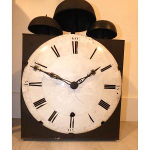 HORLOGE MAXI COMTOISE ECHAPPEMENT A CHEVILLES EPOQUE EMPIRE
