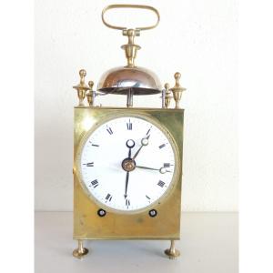 HORLOGE PENDULE CAPUCINE 19EME SIECLE EPOQUE EMPIRE