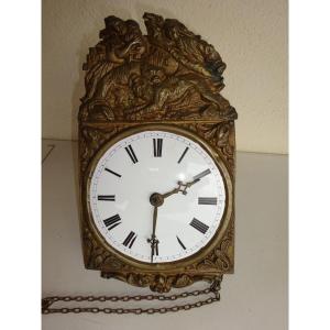 Comtoise Clock, Pendulum, Bailly Movement, In Morez
