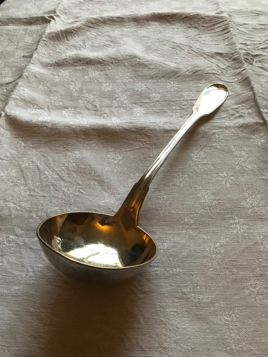 Old Ladle Sterling Silver Old Man Big Guarantee Paris XVIII 285 Gr