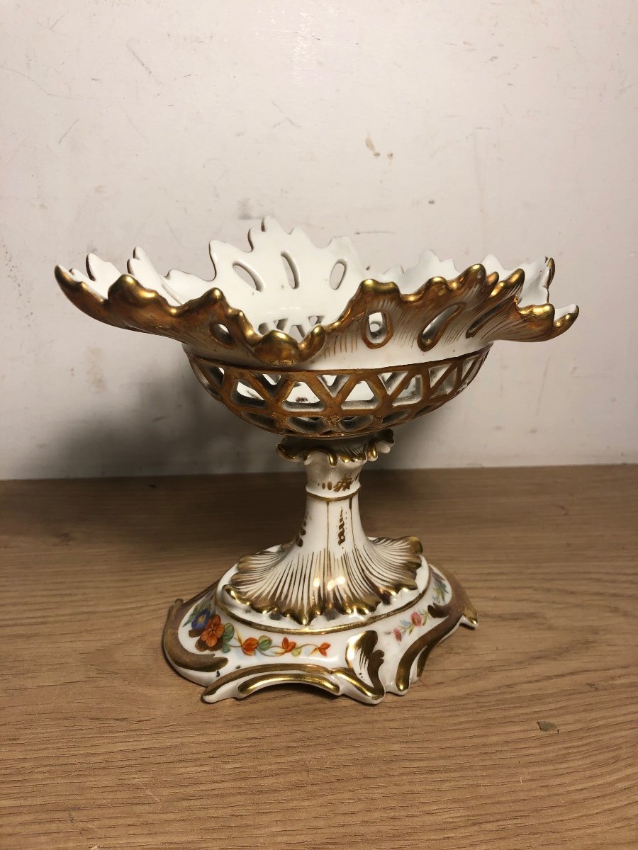 Paris Porcelain Cup Napoleon III Period 19th Century-photo-2