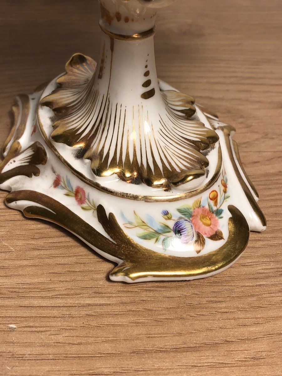 Paris Porcelain Cup Napoleon III Period 19th Century-photo-1