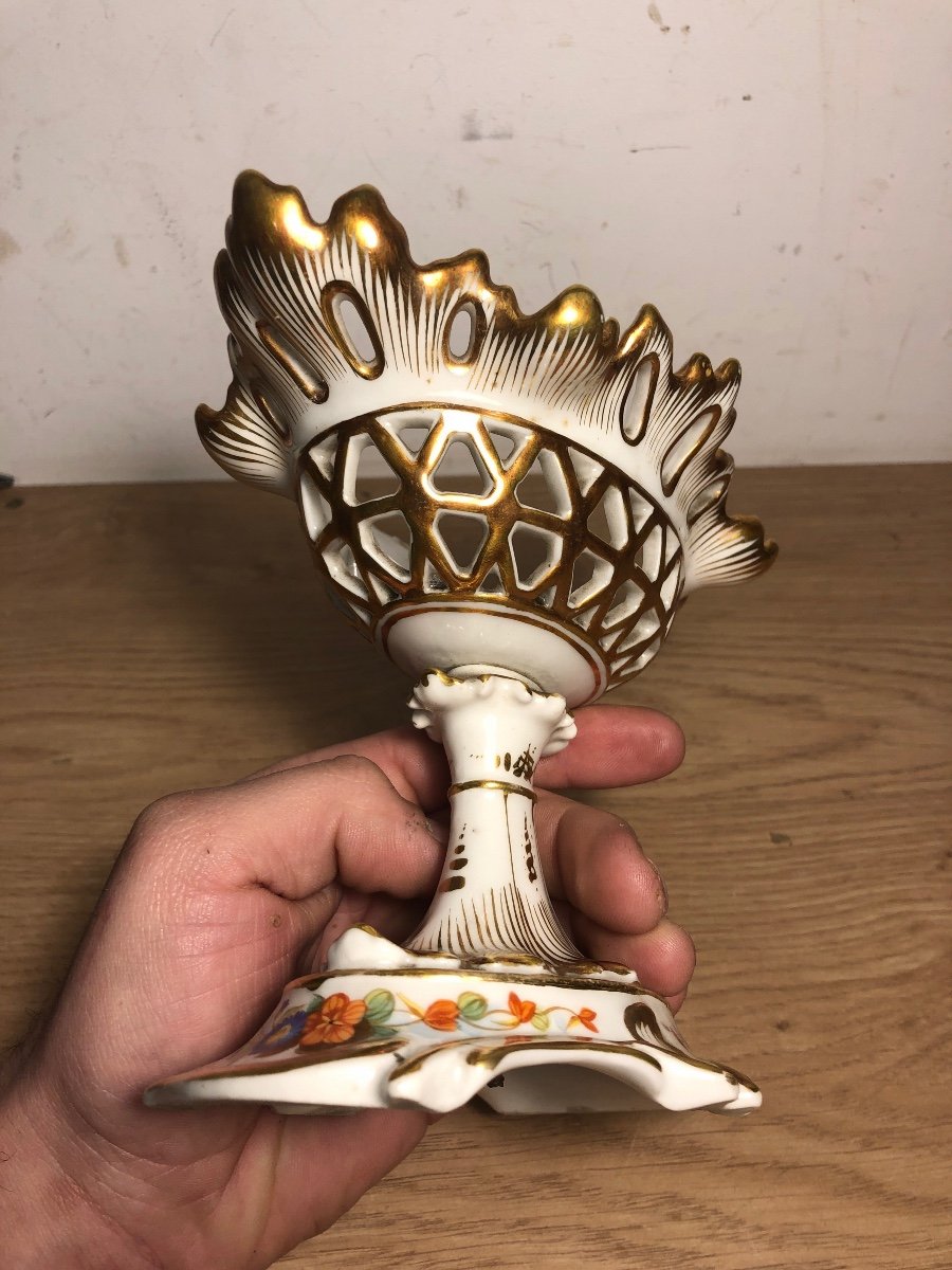 Paris Porcelain Cup Napoleon III Period 19th Century-photo-4