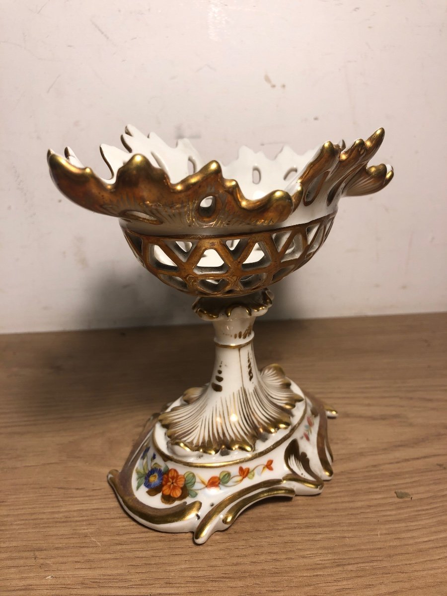 Paris Porcelain Cup Napoleon III Period 19th Century-photo-7