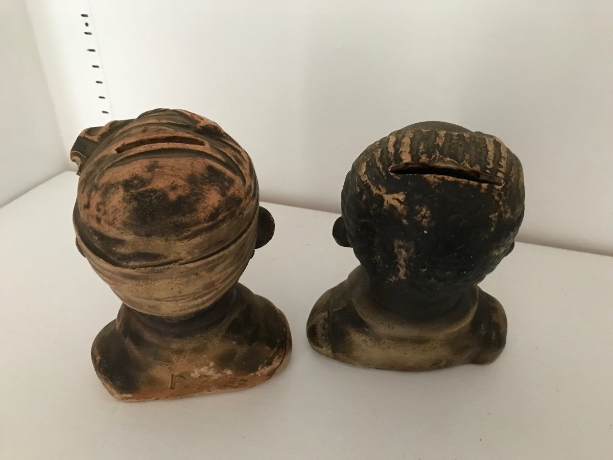 Pair Of Old Piggy Banks To Break Couple -photo-2
