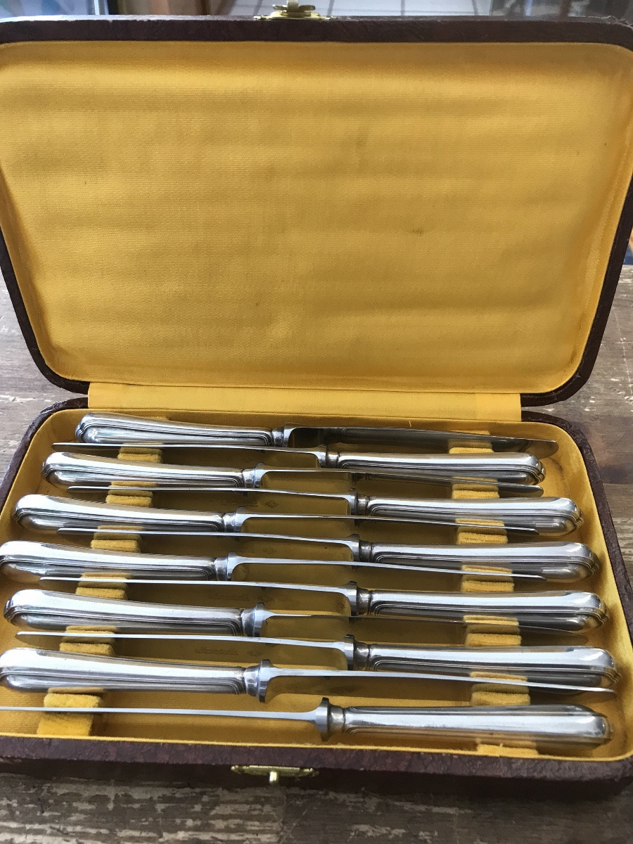 Box Of 12 Spatours Knives-photo-3